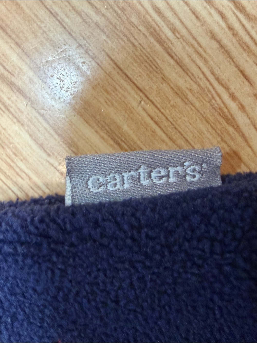 Vintage Carter’s Baby 6M Fleece One Piece Lion Alphabet Y2K Navy Yellow - Picture 4 of 6